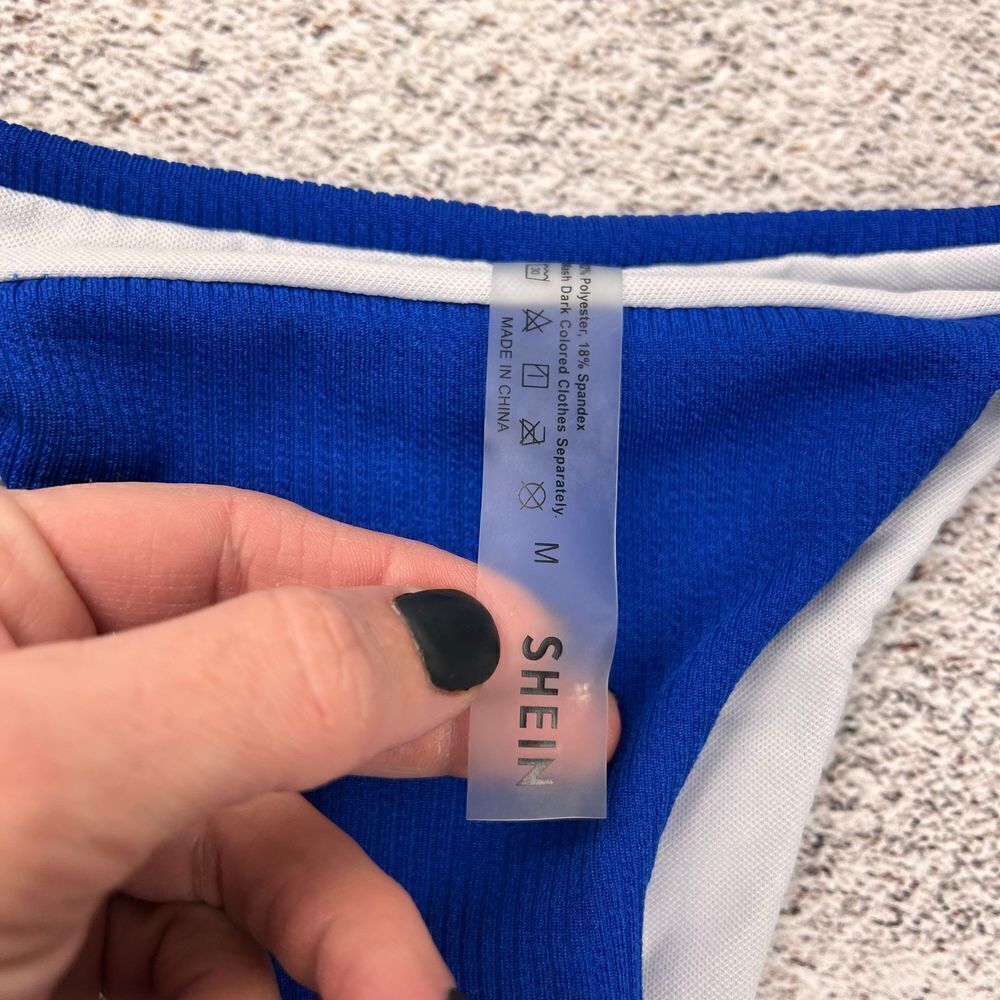 Shein ribbed triangle bikini - Picture 2 of 9